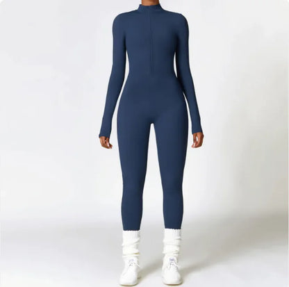 Cleo Zippered Yoga Bodysuit